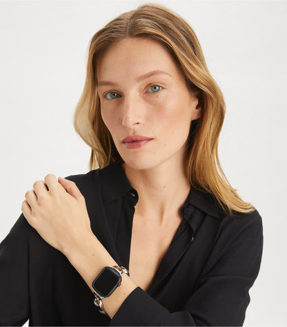 Tory Burch Double T Link Band for Apple Watch® - Two-Tone