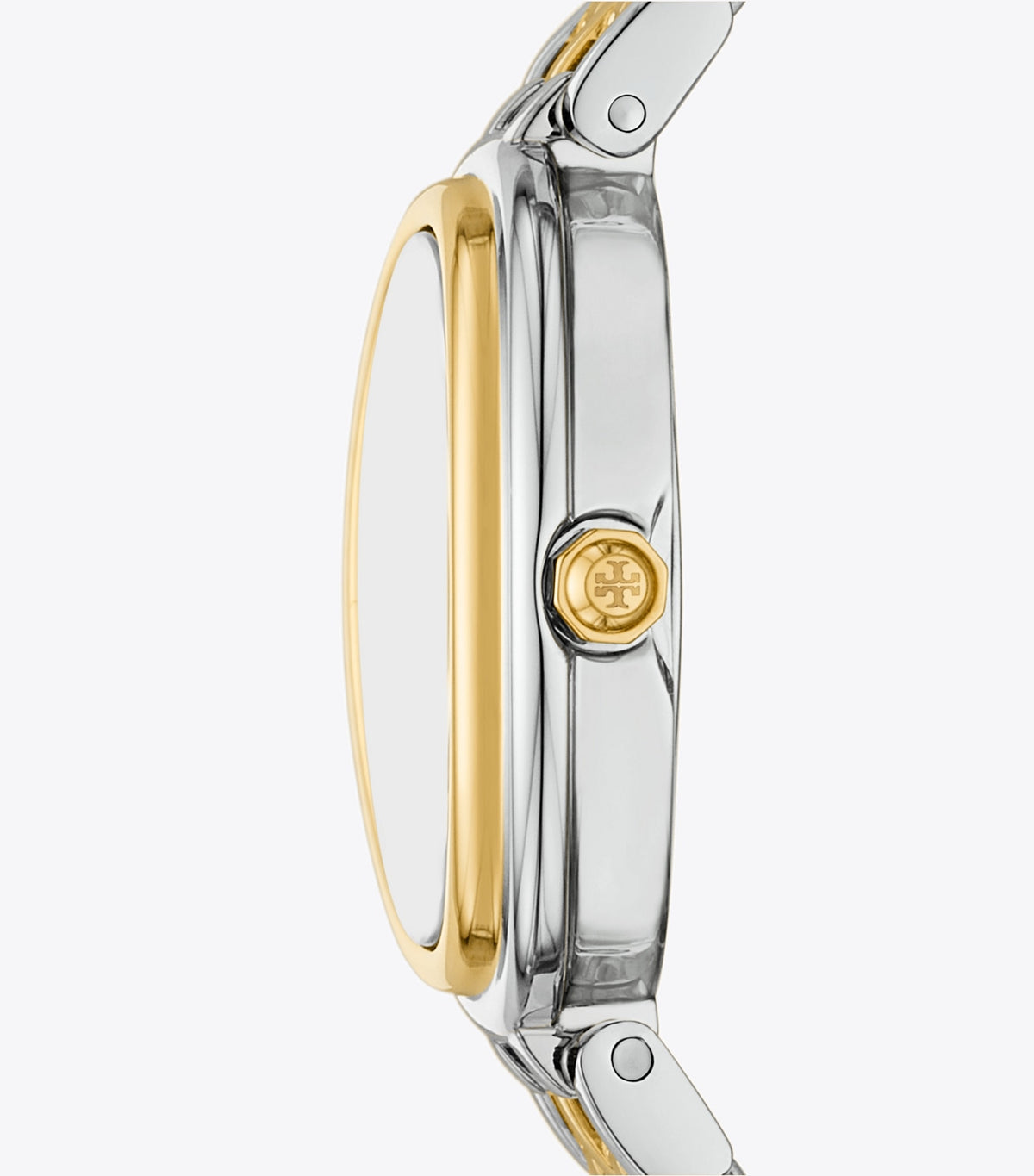 Tory Burch Oval Watch - Light Pink Tinted Mop/Two-Tone