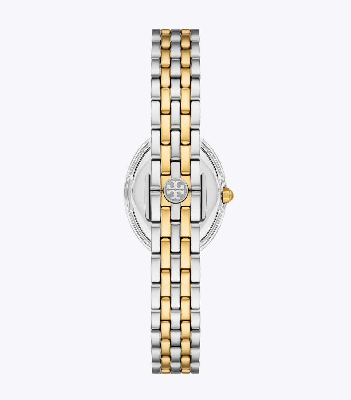 Tory Burch Oval Watch - Light Pink Tinted Mop/Two-Tone