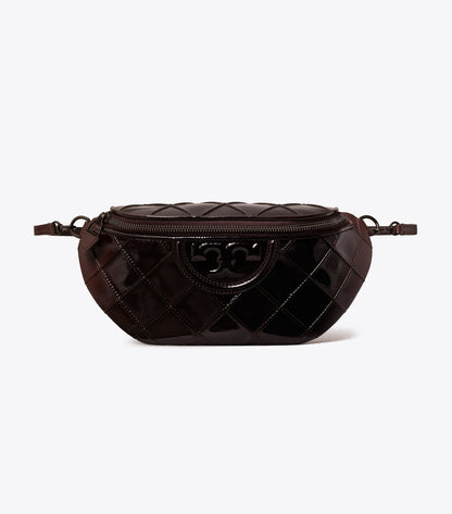 Tory Burch Fleming Patent Belt Bag - Deep Burgundy