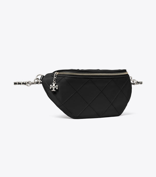 Tory Burch Fleming Nylon Belt Bag - Black