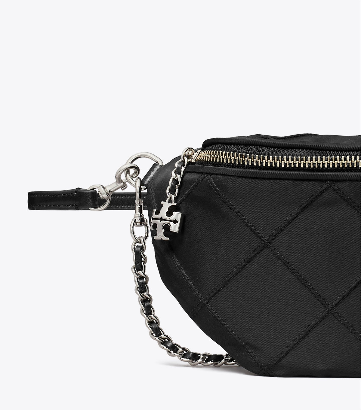 Tory Burch Fleming Nylon Belt Bag - Black