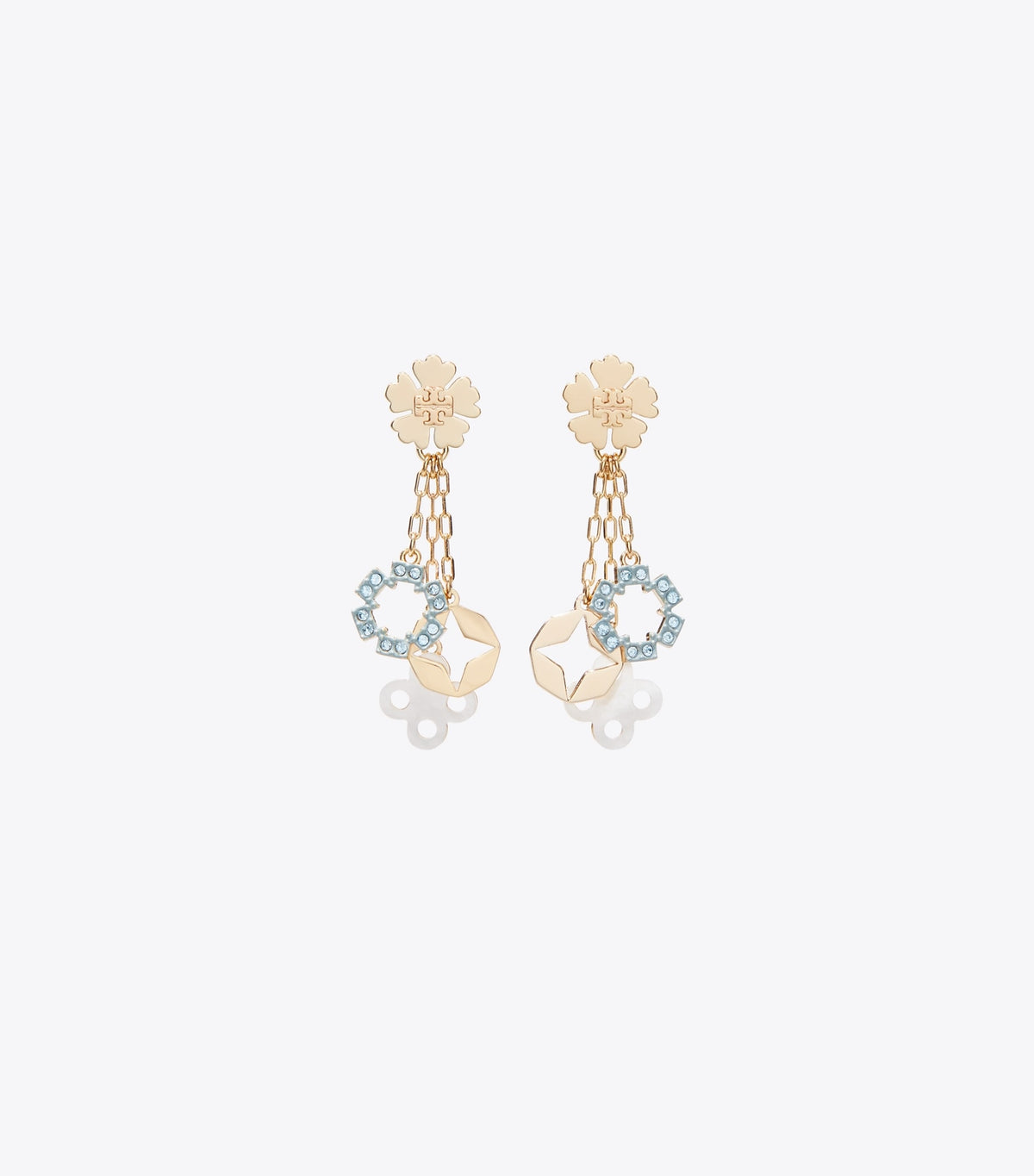 Tory Burch Forget Me Not Chain Earring - Tory Gold / Multi