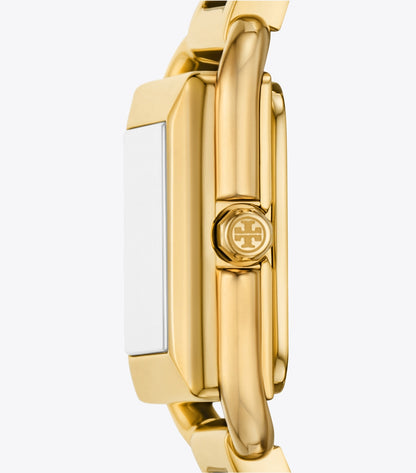 Tory Burch Small Kira Watch Gift Set - Ivory/Gold/Black