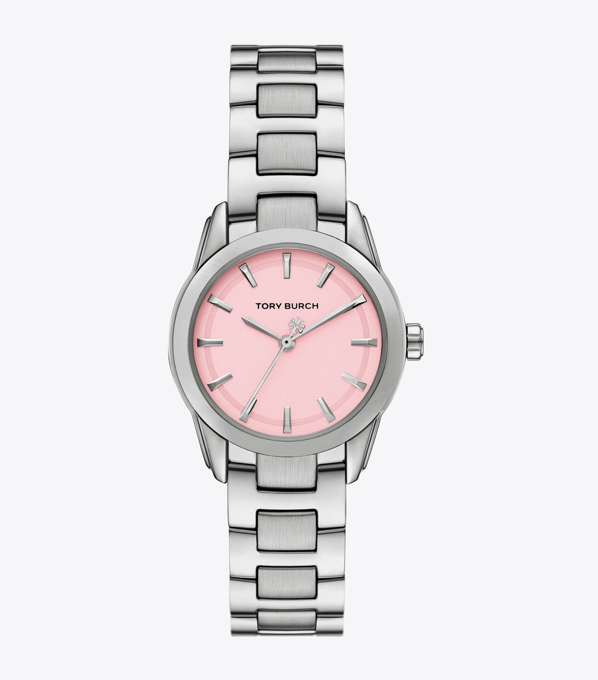 Tory Burch Small Miller Watch - Light Pink/Silver