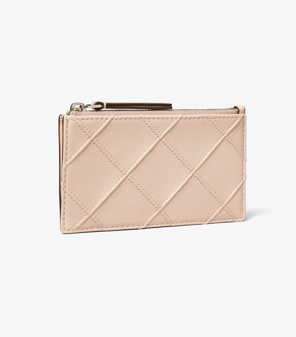 Tory Burch Fleming Zip Card Case - Soft Pink