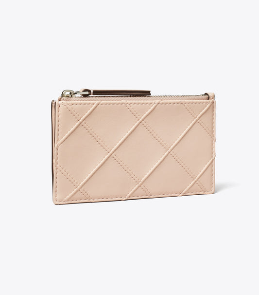 Tory Burch Fleming Zip Card Case - Soft Pink