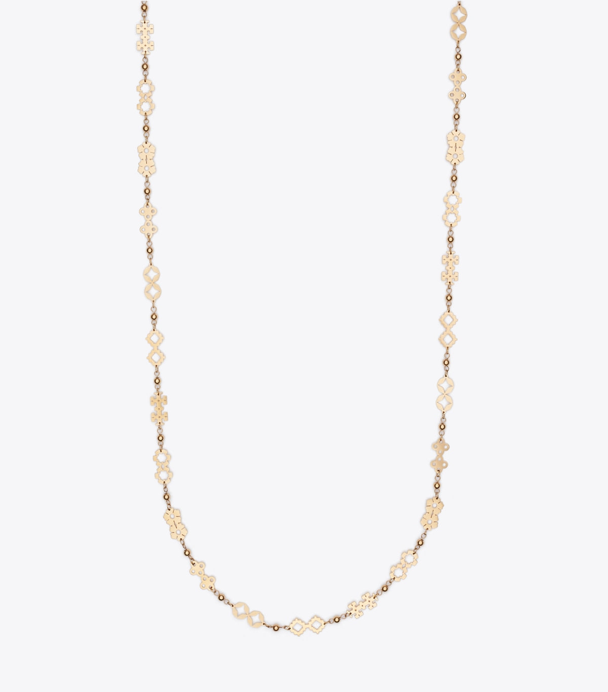 Tory Burch Long Forget Me Not Necklace - Tory Gold