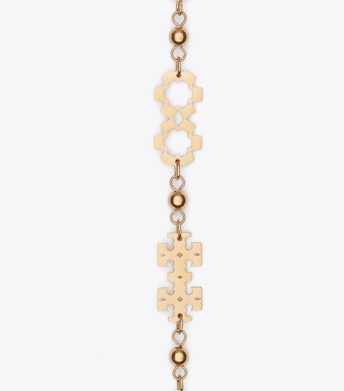 Tory Burch Long Forget Me Not Necklace - Tory Gold