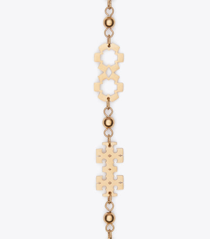Tory Burch Long Forget Me Not Necklace - Tory Gold