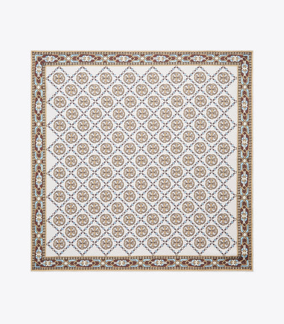Tory Burch Deco T Monogram Neckerchief - Ivory Deco T Monogram
