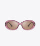 Transparent Berry/Dark Brown