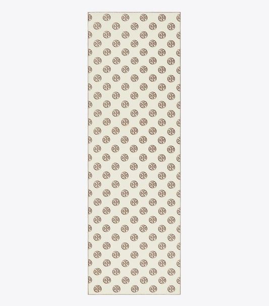Tory Burch T Monogram Oblong Scarf - Chocolate