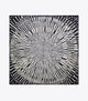 Navy Circle T Silk Square