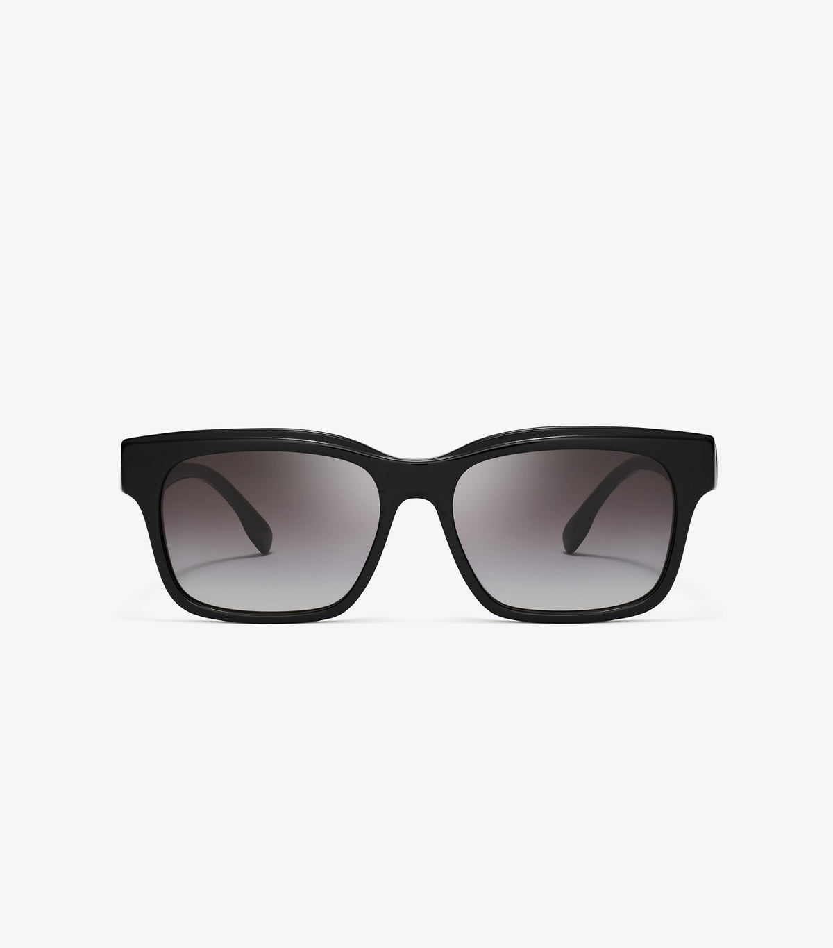 Tory Burch Miller Rectangle Sunglasses - Black/Grey Gradient