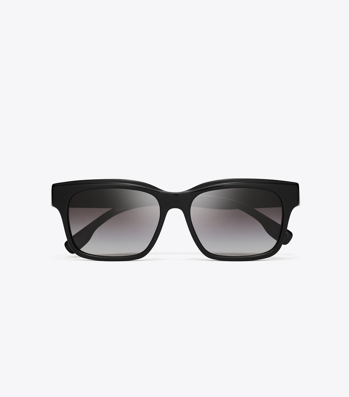 Tory Burch Miller Rectangle Sunglasses - Black/Grey Gradient