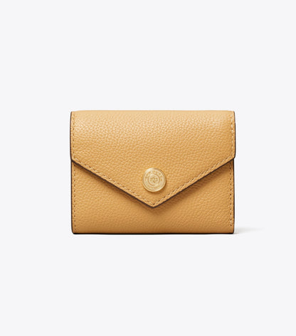 Tory Burch Small Pebble Envelope Wallet - Biscotti