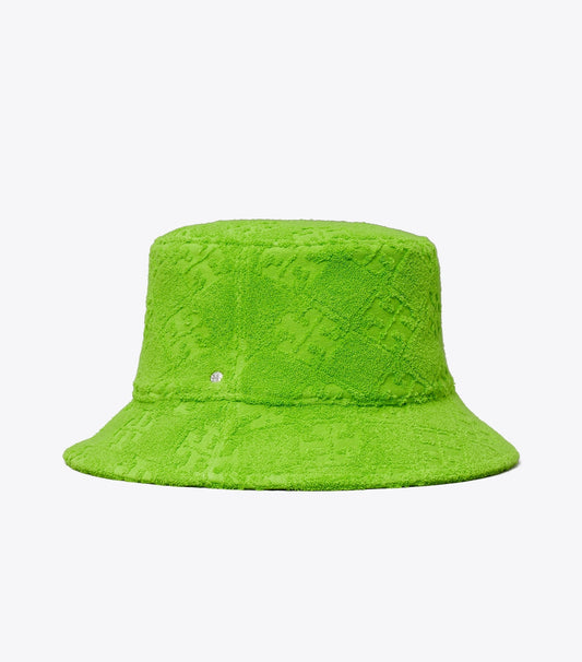Tory Burch Terry Bucket Hat - Bright Fern