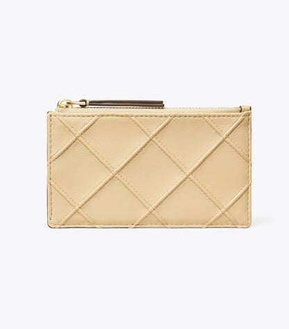 Tory Burch Fleming Zip Card Case - Soft Serve
