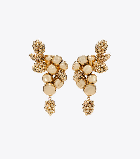 Tory Burch Fruit Earrings - Light Brass
