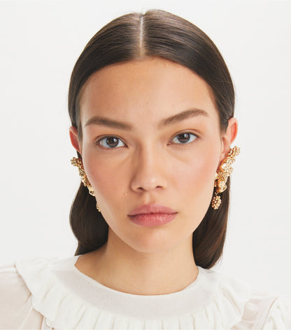 Tory Burch Fruit Earrings - Light Brass