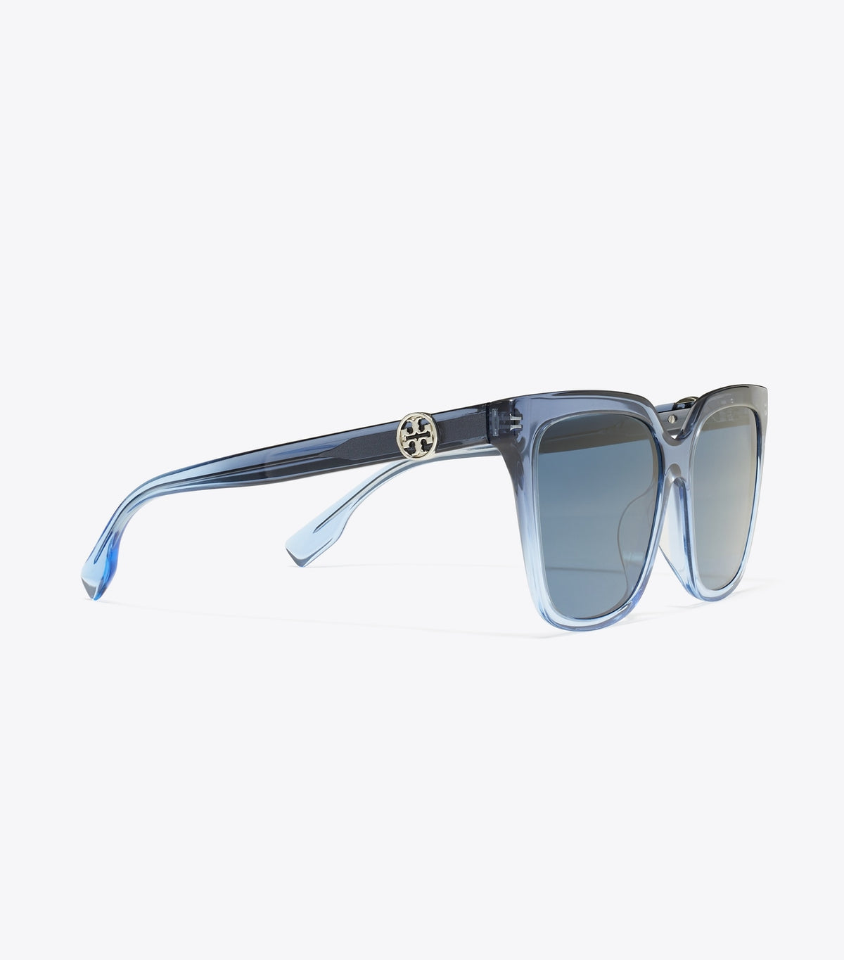 Tory Burch Miller Oversized Square Sunglasses - Navy Gradient/Dark Blue