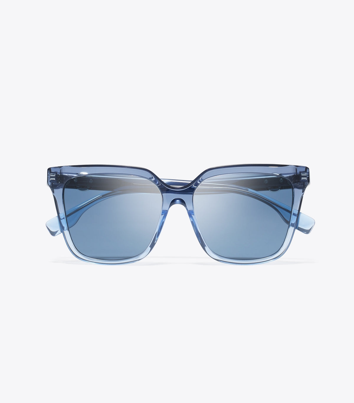 Tory Burch Miller Oversized Square Sunglasses - Navy Gradient/Dark Blue