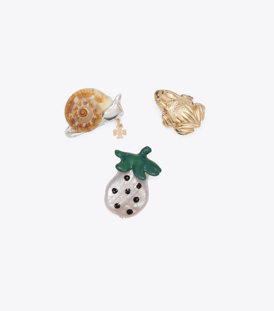 Tory Burch Curiosity Pin Set - Multi