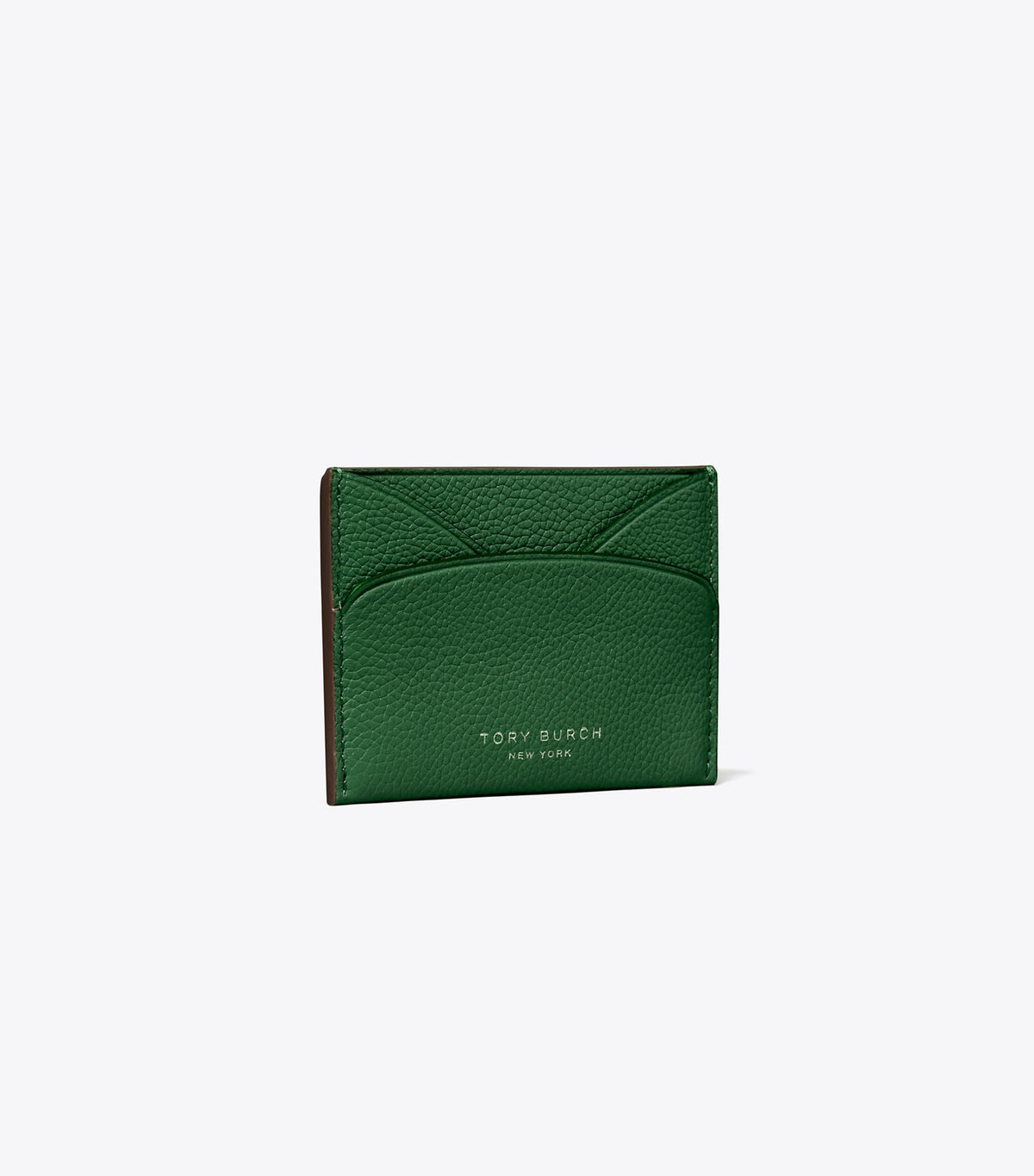 Tory Burch Romy Flat Card Case - Dark Kale