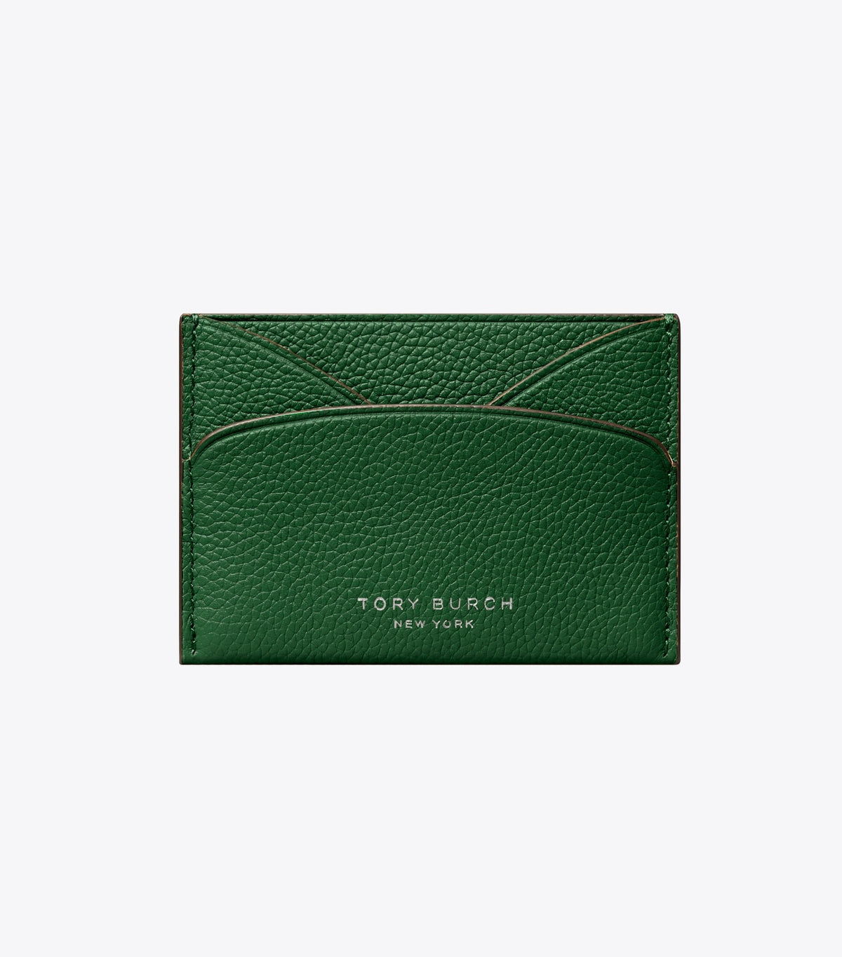Tory Burch Romy Flat Card Case - Dark Kale