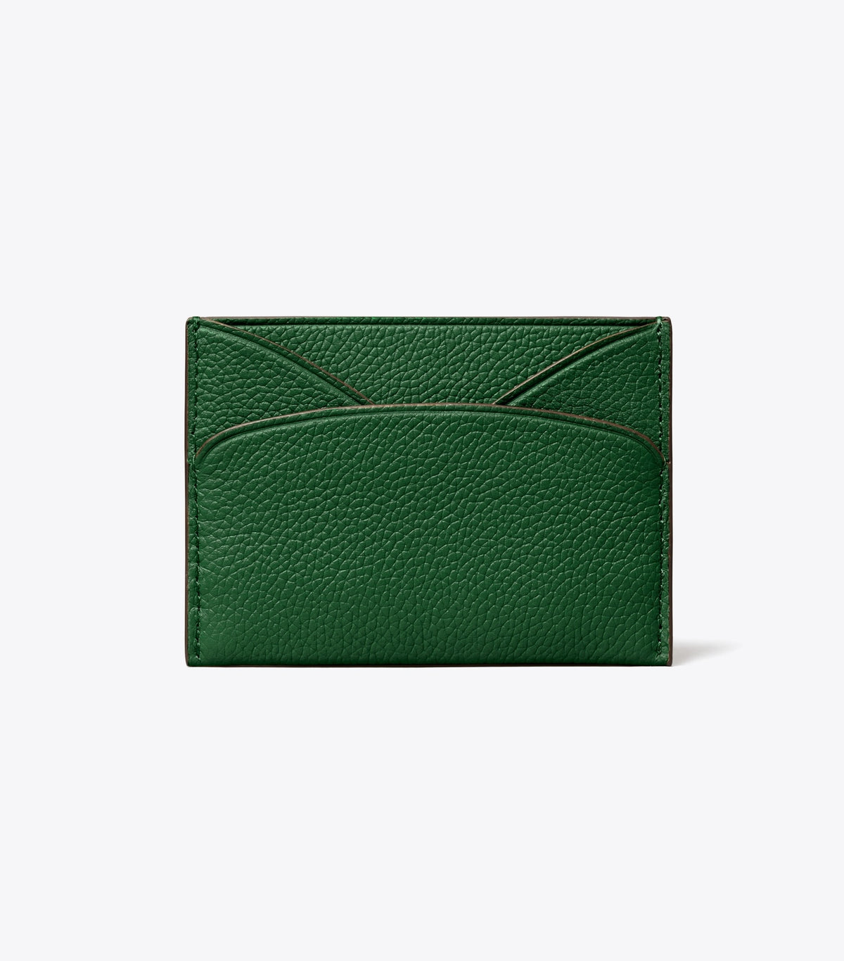 Tory Burch Romy Flat Card Case - Dark Kale