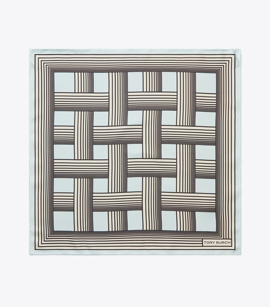 Tory Burch Gradual Stripe Neckerchief - Gradual Stripe Blue