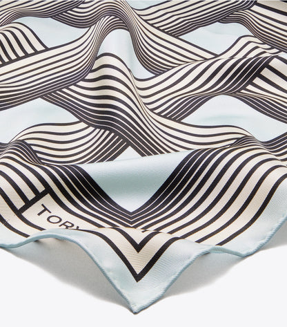 Tory Burch Gradual Stripe Neckerchief - Gradual Stripe Blue
