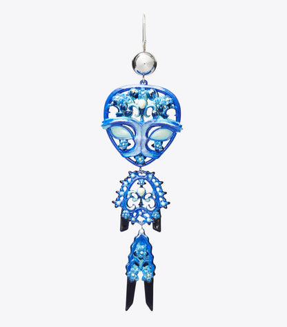 Tory Burch Alien Earrings - Tory Silver / Blue