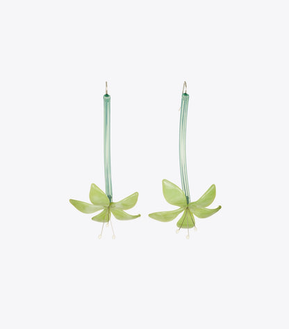Tory Burch Flower Earrings - Mint