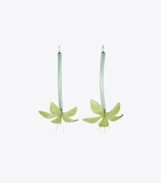 Tory Burch Flower Earrings - Mint