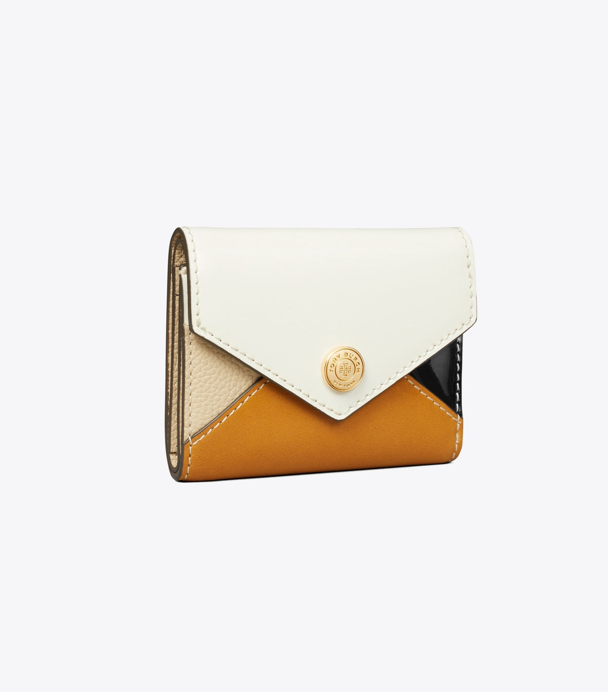 Tory Burch Small Colorblock Envelope Wallet - Blanc Multi