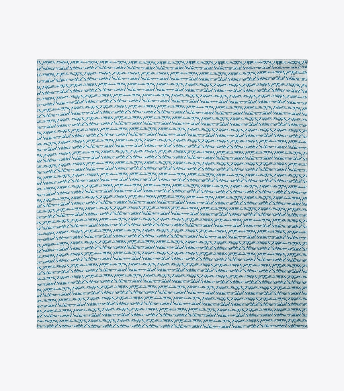 Tory Burch T Monogram Sublime Silk Scarf - Blue