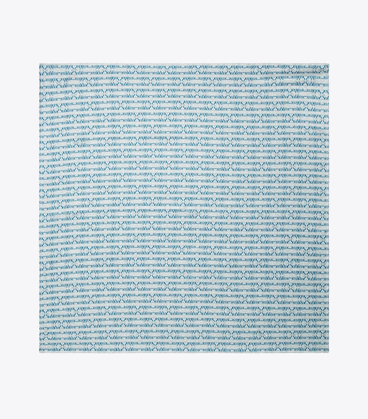 Tory Burch T Monogram Sublime Silk Scarf - Blue