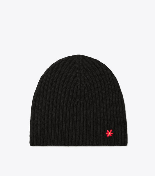 Tory Burch Cashmere Beanie - Black
