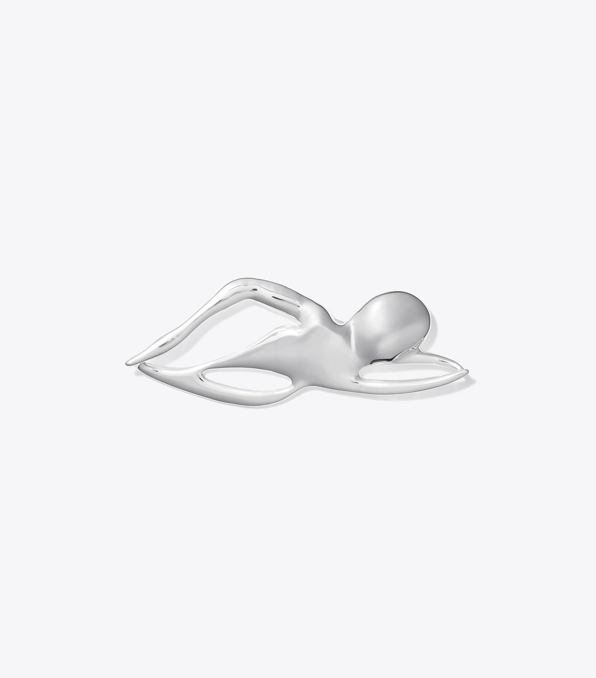 Tory Burch Swimmer Brooch - Light Silver