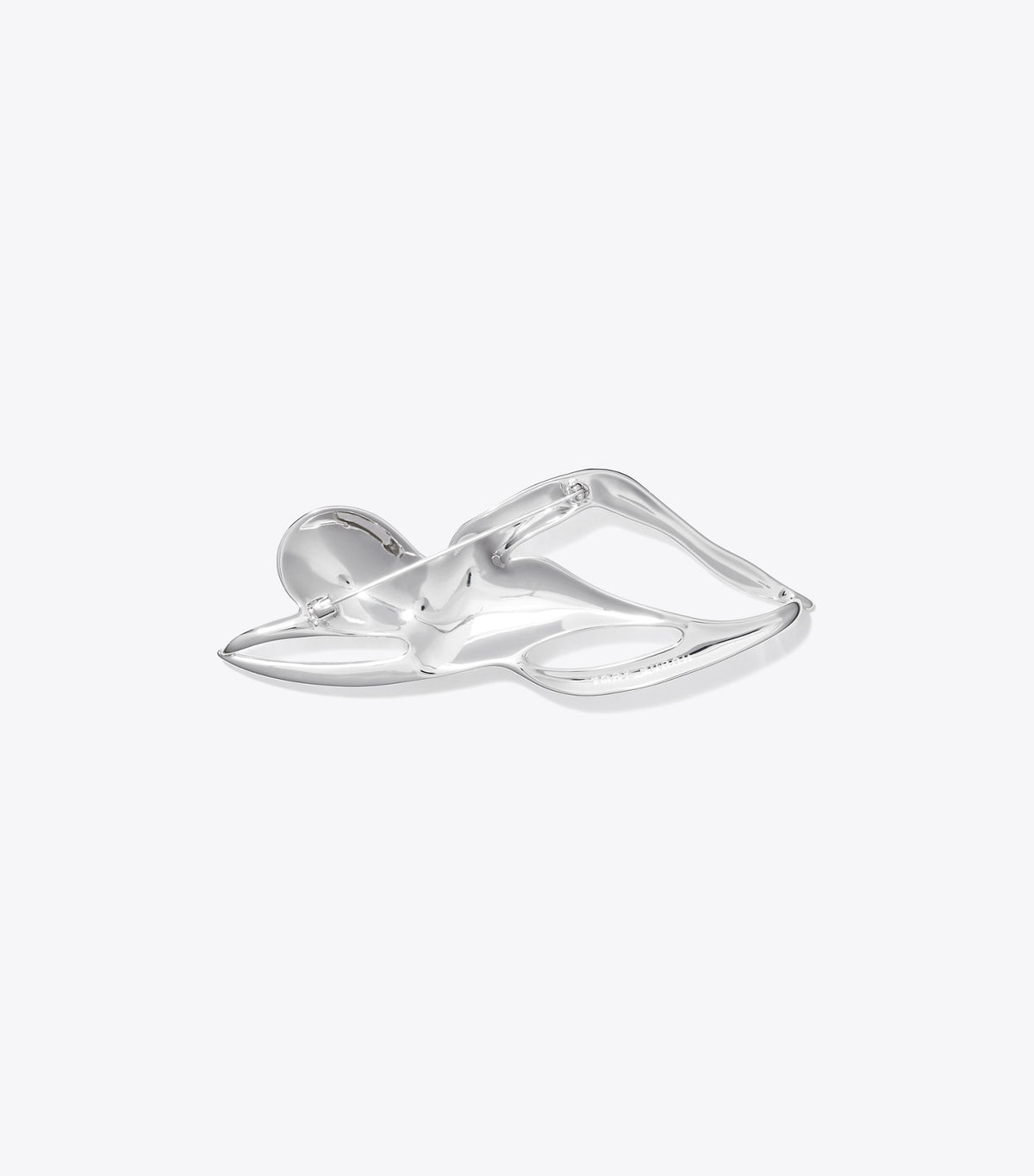 Tory Burch Swimmer Brooch - Light Silver