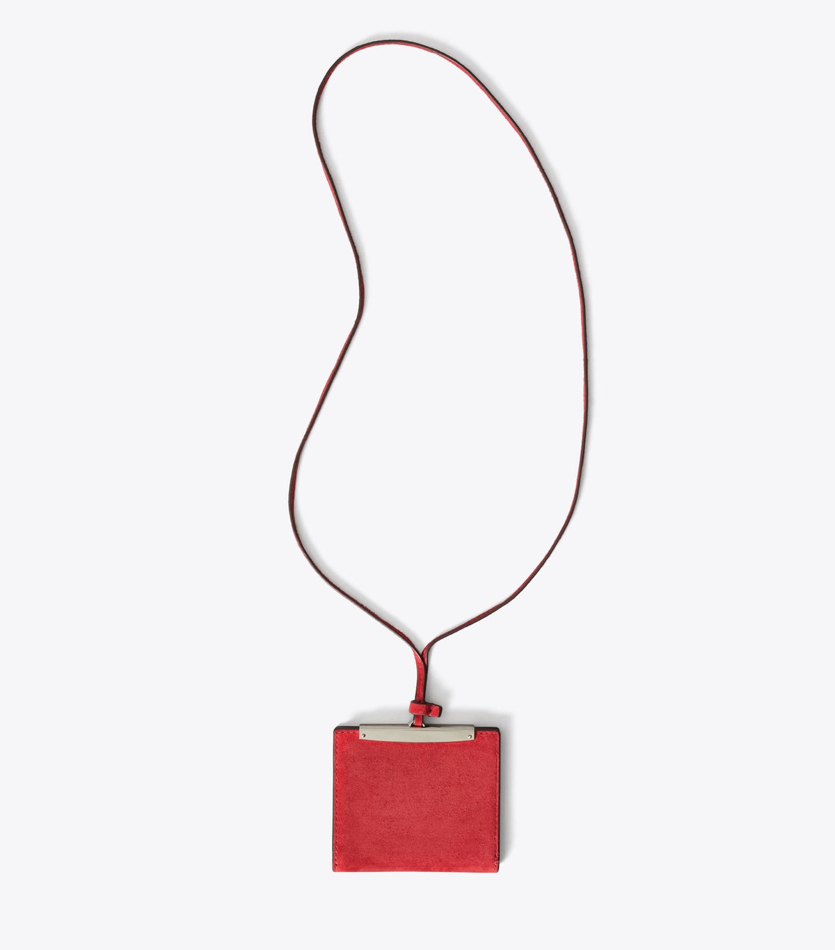 Tory Burch Suede Lanyard - Toucan Red