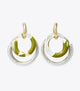 Light Silver / Light Brass / Green Swirl