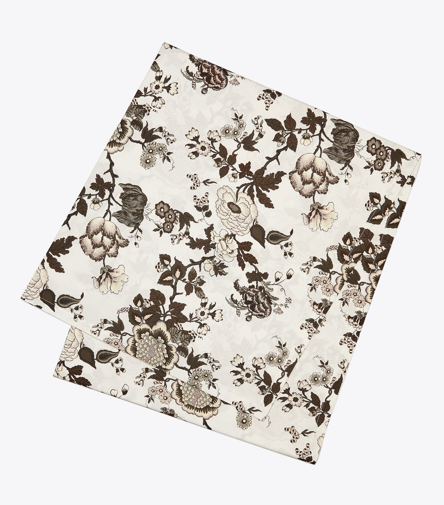 Tory Burch Happy Times Bouquet Square Tablecloth, 90” - Brown