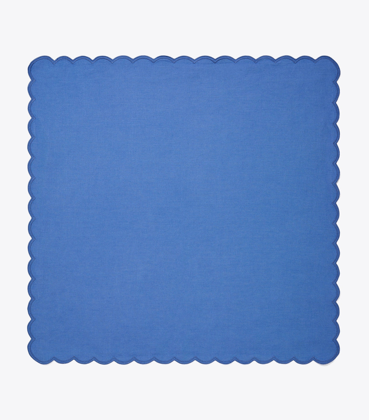 Tory Burch Scalloped Dinner Linen Napkin, Set of 6 - High Tide