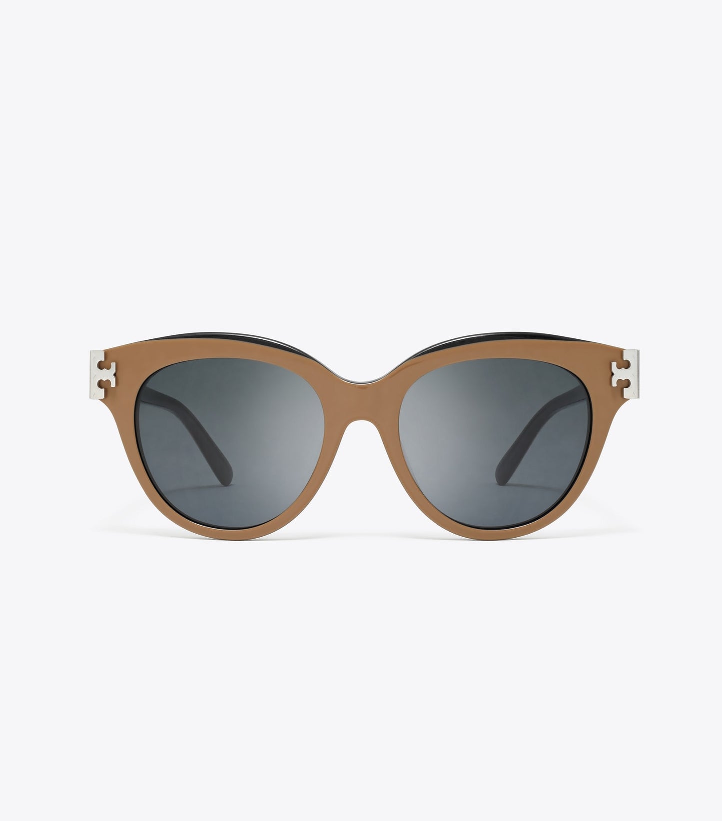 Tory Burch Eleanor Round Sunglasses - Navy/Brown/Dark Grey