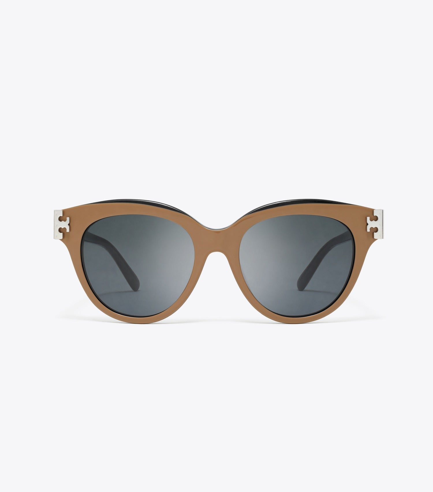 Tory Burch Eleanor Round Sunglasses - Navy/Brown/Dark Grey
