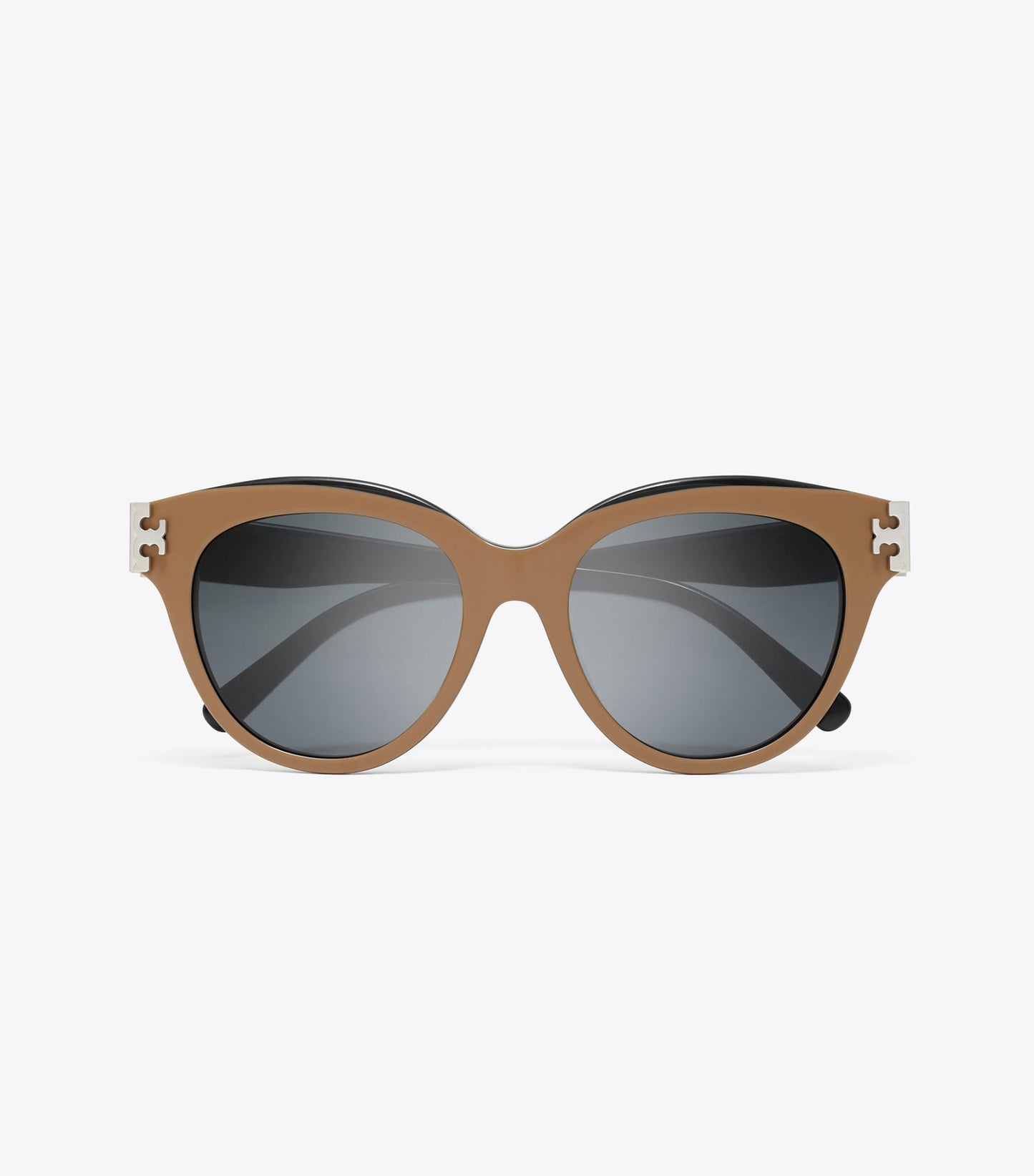 Tory Burch Eleanor Round Sunglasses - Navy/Brown/Dark Grey