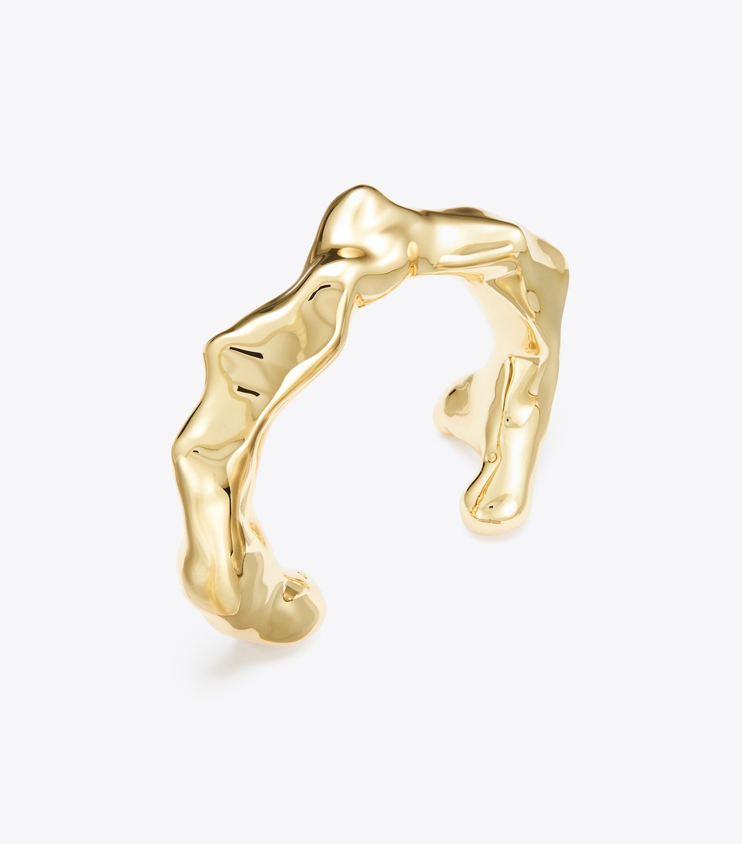 Tory Burch Curiosity Coral Cuff - Light Brass